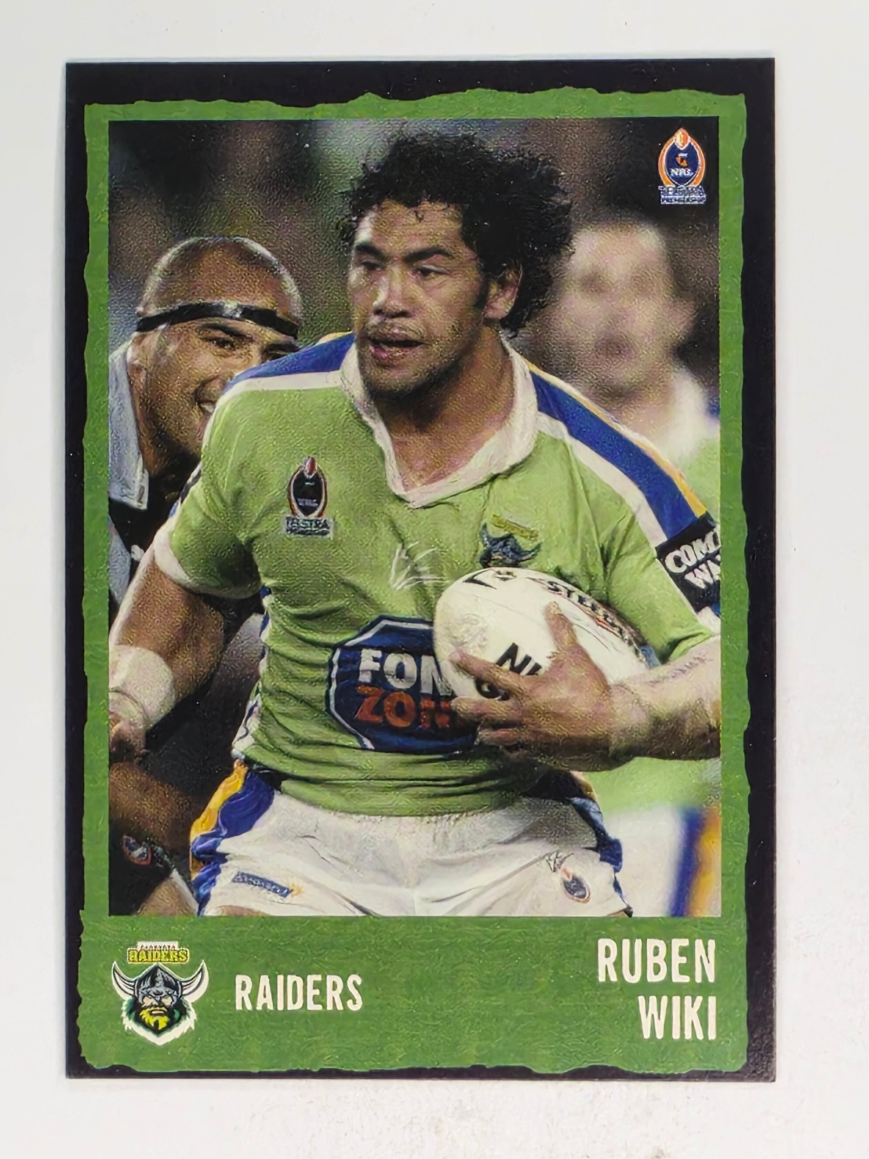 NRL 2004 Daily Telegraph | Base Card #140 | Ruben Wiki | Canberra Raiders
