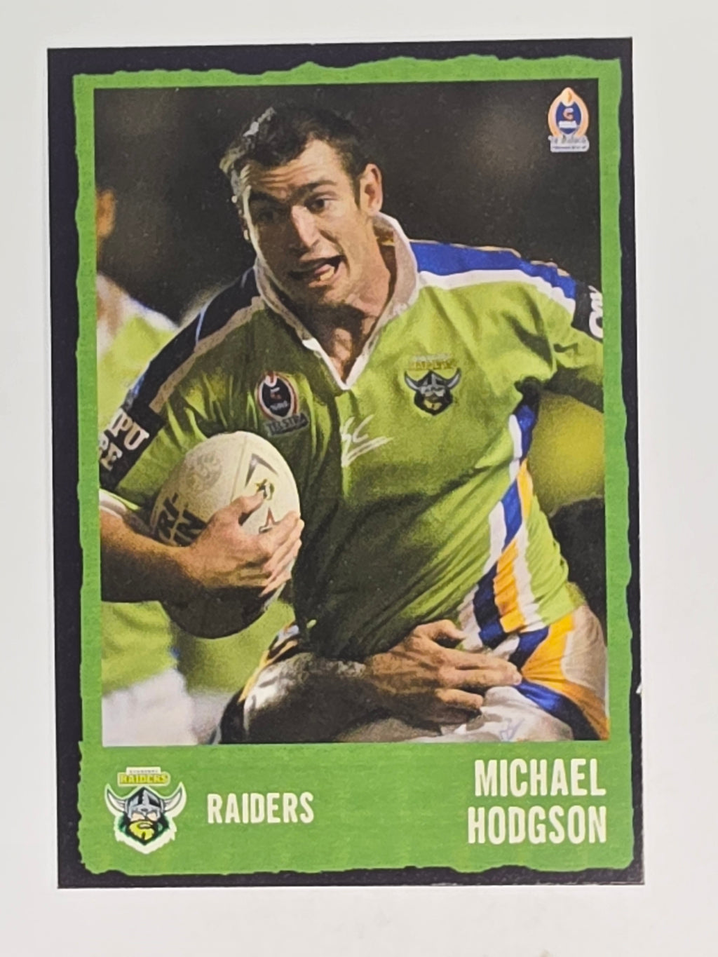 NRL 2004 Daily Telegraph | Base Card #141 | Michael Hodgson | Canberra Raiders