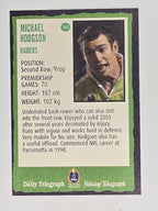 NRL 2004 Daily Telegraph | Base Card #141 | Michael Hodgson | Canberra Raiders