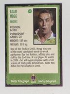 NRL 2004 Daily Telegraph | Base Card #142 | Adam Mogg | Canberra Raiders