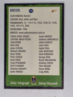 NRL 2004 Daily Telegraph | Base Card #145 | Sydney Roosters Logo