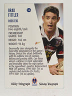 NRL 2004 Daily Telegraph | Base Card #146 | Brad Fittler | Sydney Roosters