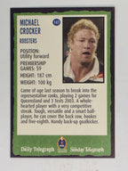 NRL 2004 Daily Telegraph | Base Card #147 | Michael Crocker | Sydney Roosters