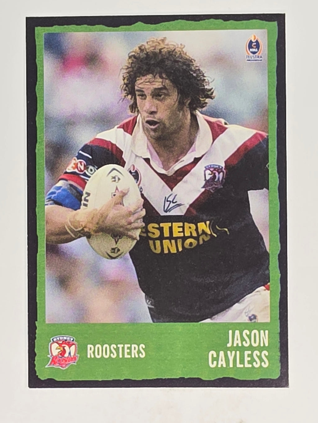 NRL 2004 Daily Telegraph | Base Card #148 | Jason Cayless | Sydney Roosters