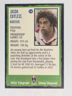 NRL 2004 Daily Telegraph | Base Card #148 | Jason Cayless | Sydney Roosters