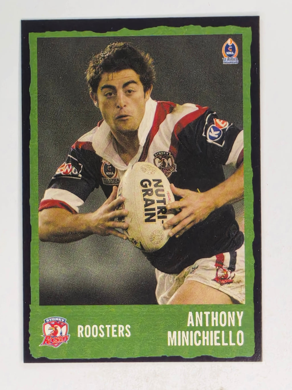NRL 2004 Daily Telegraph | Base Card #153 | Anthony Minichiello | Sydney Roosters
