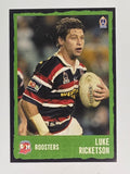 NRL 2004 Daily Telegraph | Base Card #155 | Luke Ricketson | Sydney Roosters