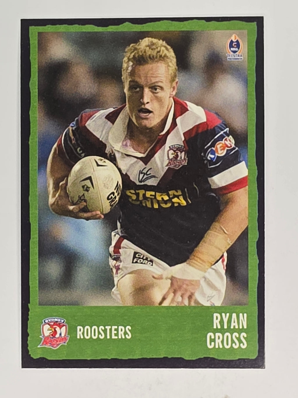 NRL 2004 Daily Telegraph | Base Card #157 | Ryan Cross | Sydney Roosters