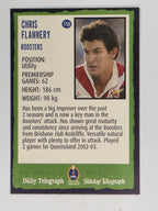 NRL 2004 Daily Telegraph | Base Card #158 | Chris Flannery | Sydney Roosters