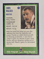 NRL 2004 Daily Telegraph | Base Card #159 | Chris Walker | Sydney Roosters