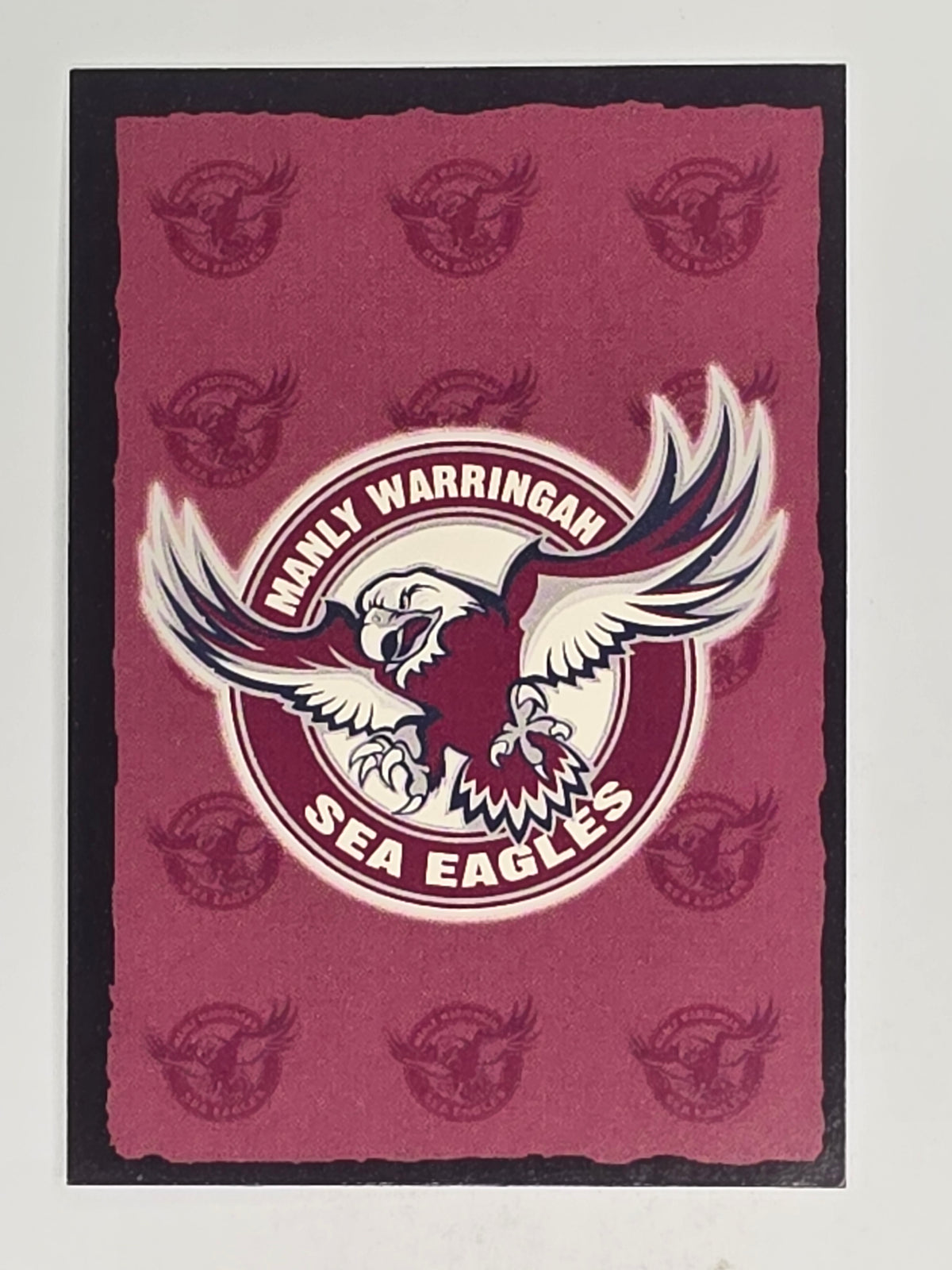 NRL 2004 Daily Telegraph | Base Card #161 | Manly Warringah Sea Eagles Logo
