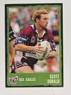 NRL 2004 Daily Telegraph | Base Card #163 | Scott Donald | Sea Eagles