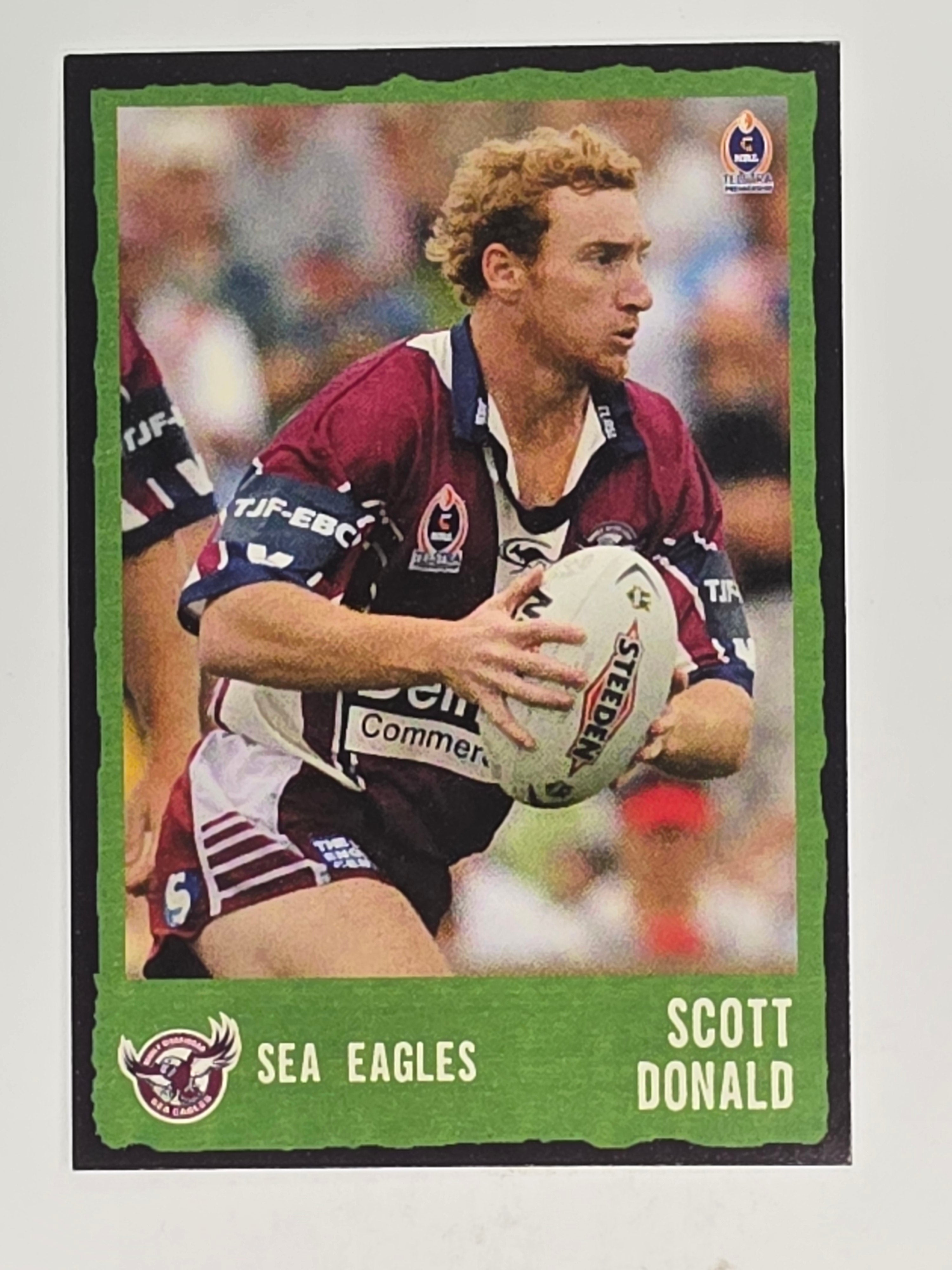 NRL 2004 Daily Telegraph | Base Card #163 | Scott Donald | Sea Eagles