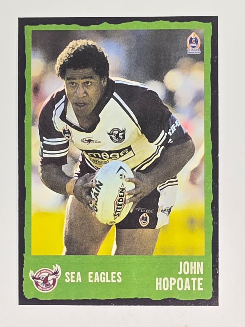NRL 2004 Daily Telegraph | Base Card #165 | John Hopoate | Sea Eagles