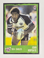 NRL 2004 Daily Telegraph | Base Card #165 | John Hopoate | Sea Eagles