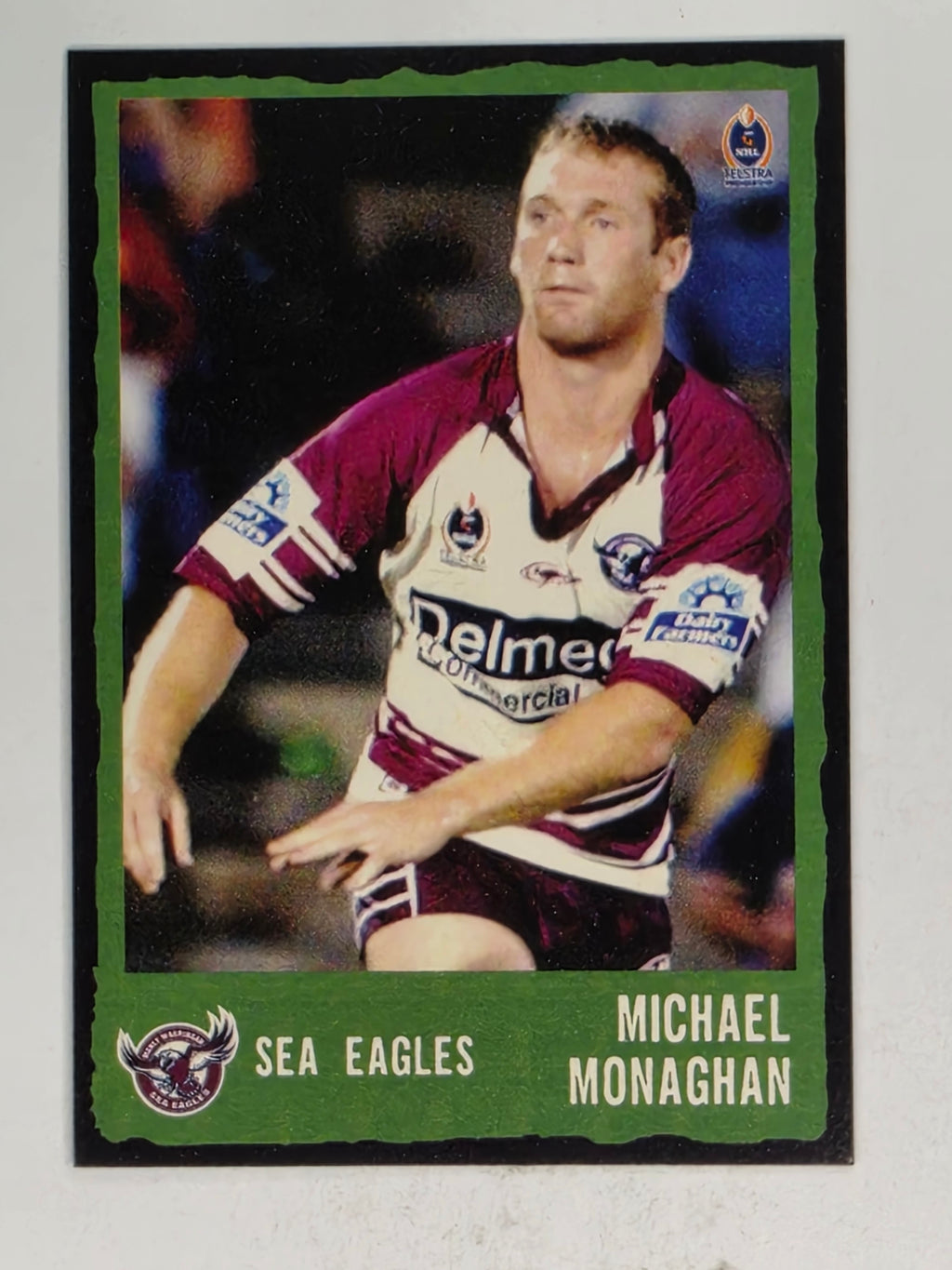 NRL 2004 Daily Telegraph | Base Card #167 | Michael Monaghan | Sea Eagles