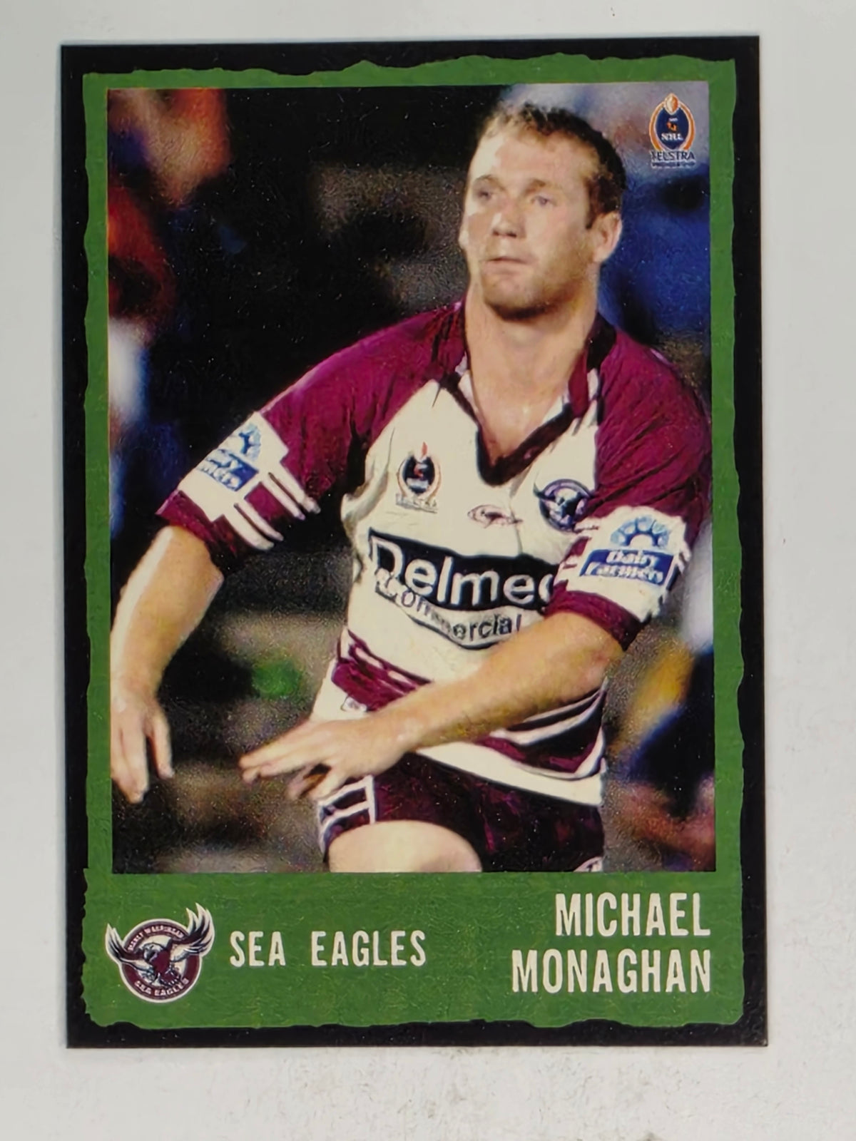 NRL 2004 Daily Telegraph | Base Card #167 | Michael Monaghan | Sea Eagles