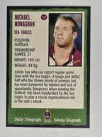 NRL 2004 Daily Telegraph | Base Card #167 | Michael Monaghan | Sea Eagles