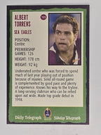 NRL 2004 Daily Telegraph | Base Card #169 | Albert Torrens | Sea Eagles