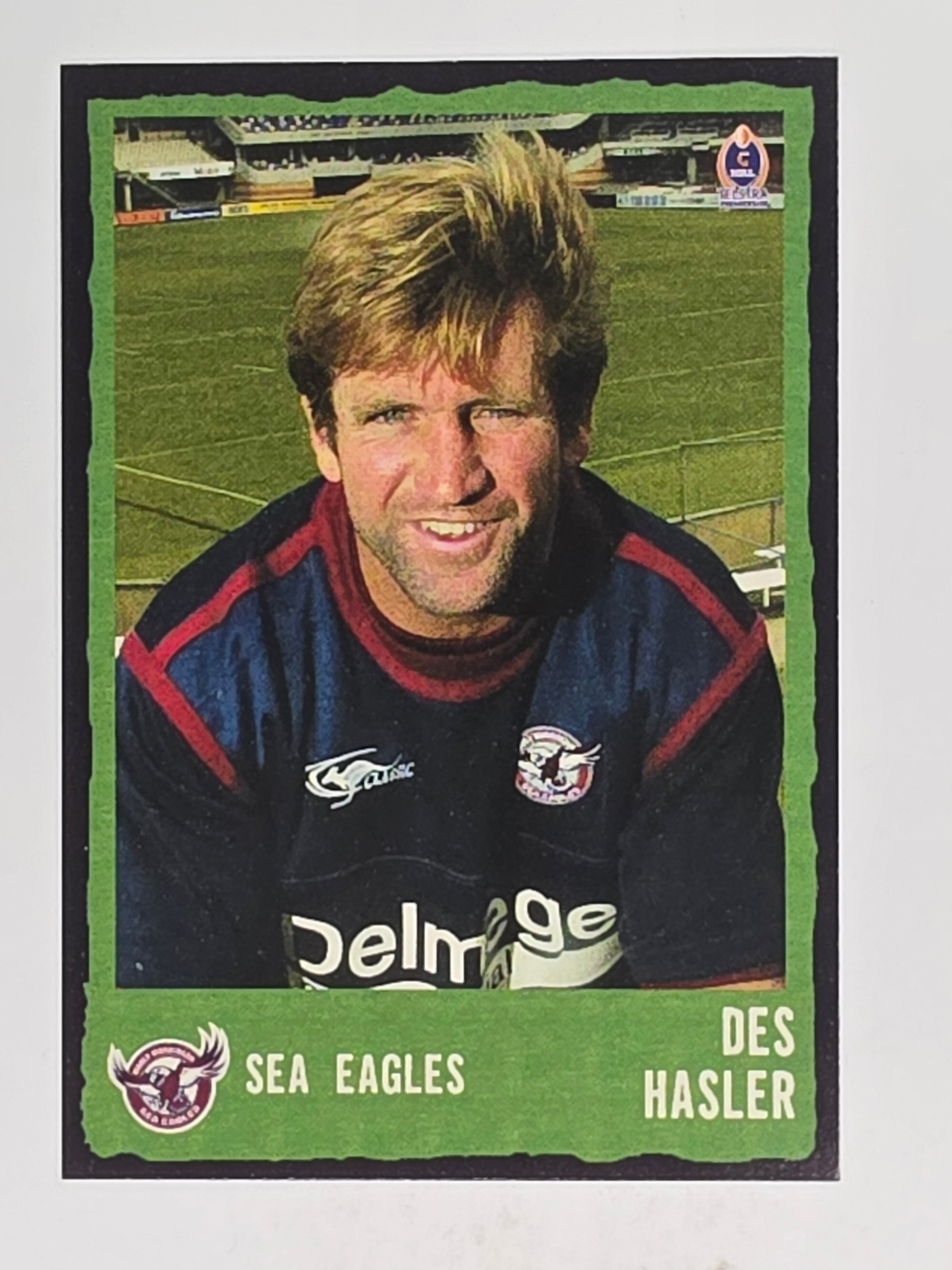 NRL 2004 Daily Telegraph | Base Card #176 | Des Hasler | Sea Eagles