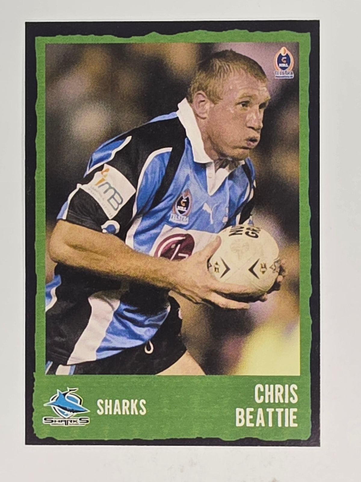 NRL 2004 Daily Telegraph | Base Card #180 | Chris Beattie | Cronulla Sharks