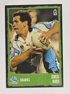 NRL 2004 Daily Telegraph | Base Card #181 | Greg Bird | Cronulla Sharks