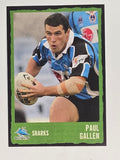 NRL 2004 Daily Telegraph | Base Card #183 | Paul Gallen | Cronulla Sharks