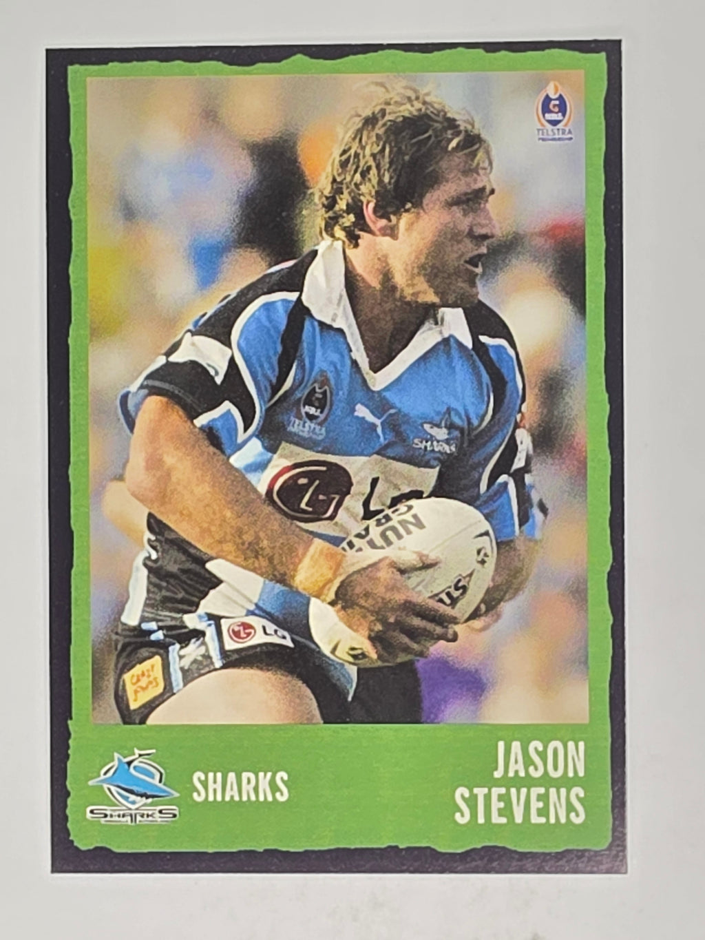 NRL 2004 Daily Telegraph | Base Card #187 | Jason Stevens | Cronulla Sharks