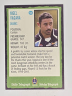 NRL 2004 Daily Telegraph | Base Card #188 | Nigel Vagana | Cronulla Sharks