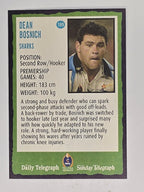 NRL 2004 Daily Telegraph | Base Card #189 | Dean Bosnich | Cronulla Sharks