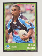 NRL 2004 Daily Telegraph | Base Card #191 | Nathan Merritt | Cronulla Sharks
