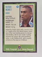 NRL 2004 Daily Telegraph | Base Card #191 | Nathan Merritt | Cronulla Sharks