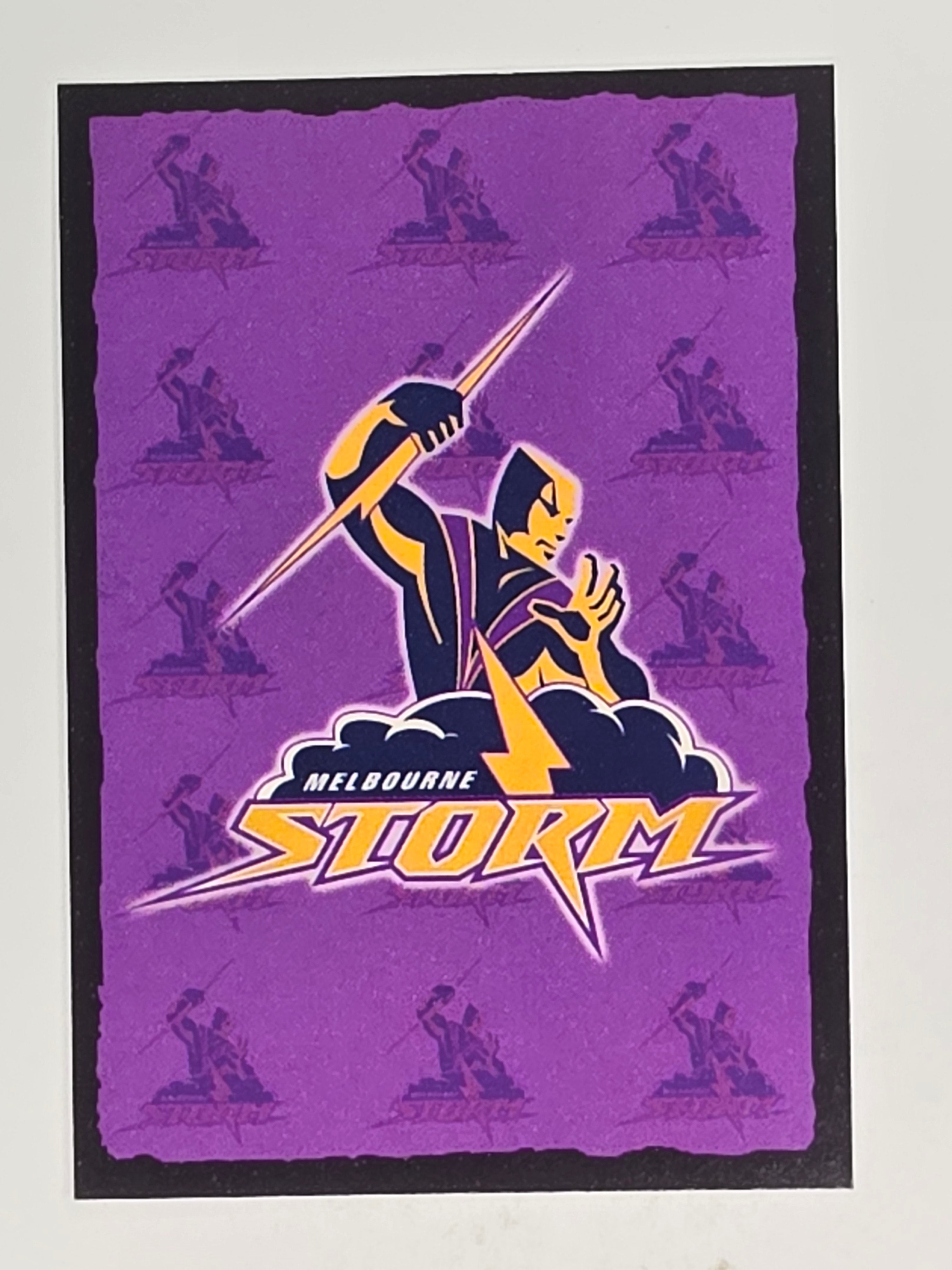 NRL 2004 Daily Telegraph | Base Card #193 | Melbourne Storm Logo