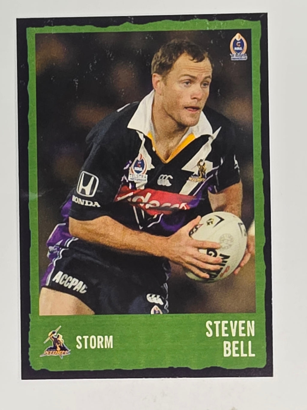 NRL 2004 Daily Telegraph | Base Card #195 | Steven Bell | Melbourne Storm