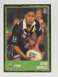 NRL 2004 Daily Telegraph | Base Card #198 | David Kidwell | Melbourne Storm