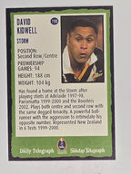 NRL 2004 Daily Telegraph | Base Card #198 | David Kidwell | Melbourne Storm