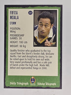 NRL 2004 Daily Telegraph | Base Card #201 | Fifita Moala | Melbourne Storm