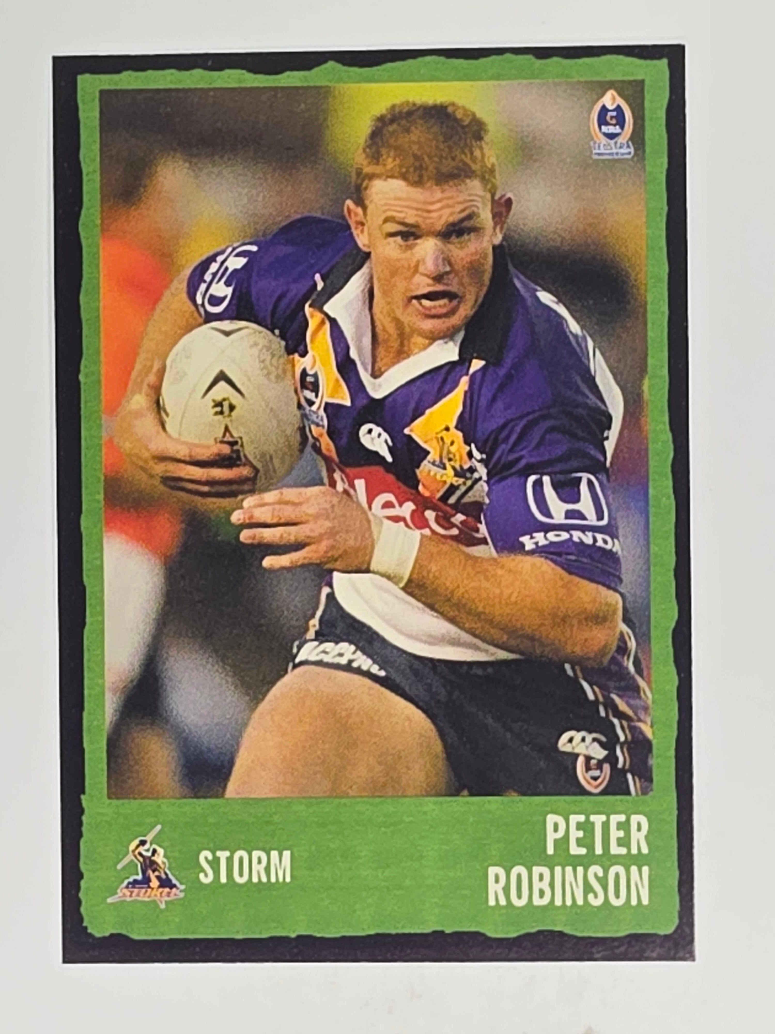 NRL 2004 Daily Telegraph | Base Card #207 | Peter Robinson | Melbourne Storm