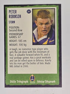 NRL 2004 Daily Telegraph | Base Card #207 | Peter Robinson | Melbourne Storm