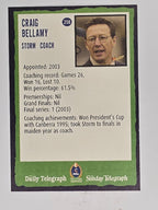 NRL 2004 Daily Telegraph | Base Card #208 | Craig Bellamy | Melbourne Storm