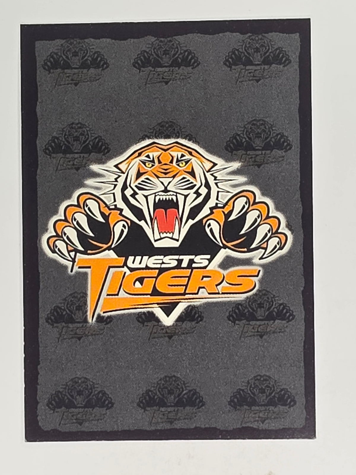 NRL 2004 Daily Telegraph | Base Card #209 | Wests Tigers Logo
