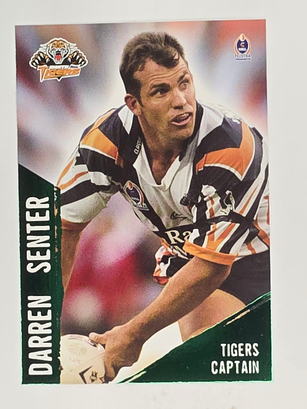 NRL 2004 Daily Telegraph | Base Card #210 | Darren Senter | Wests Tigers