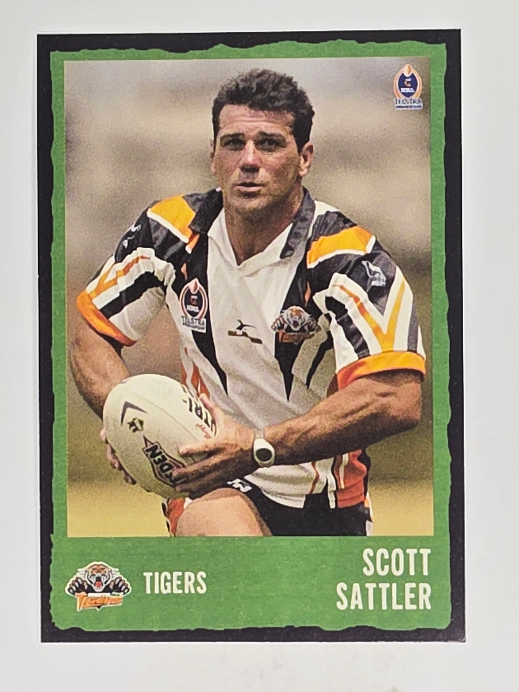 NRL 2004 Daily Telegraph | Base Card #218 | Scott Sattler | Wests Tigers