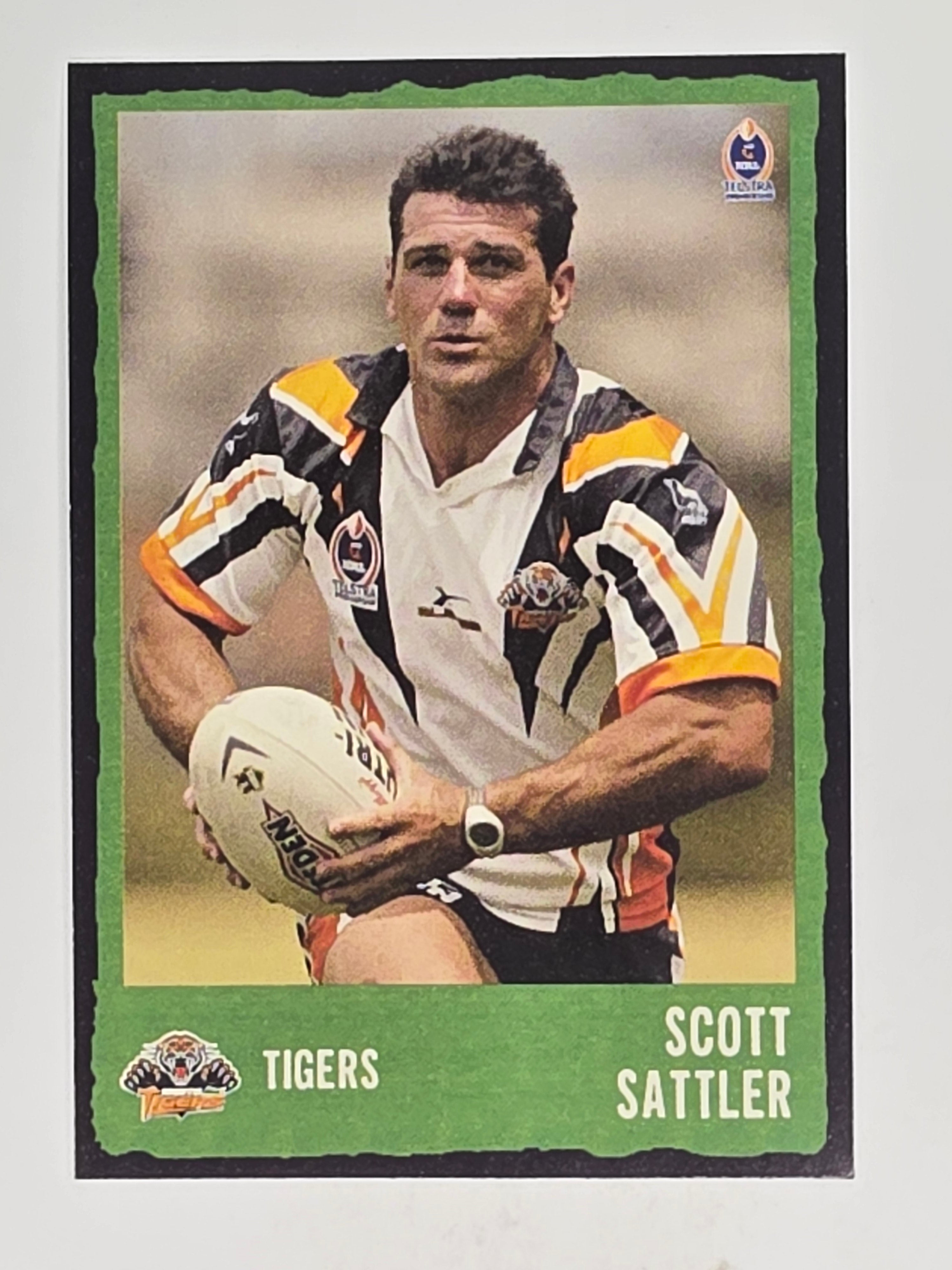 NRL 2004 Daily Telegraph | Base Card #218 | Scott Sattler | Wests Tigers