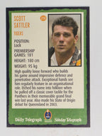 NRL 2004 Daily Telegraph | Base Card #218 | Scott Sattler | Wests Tigers