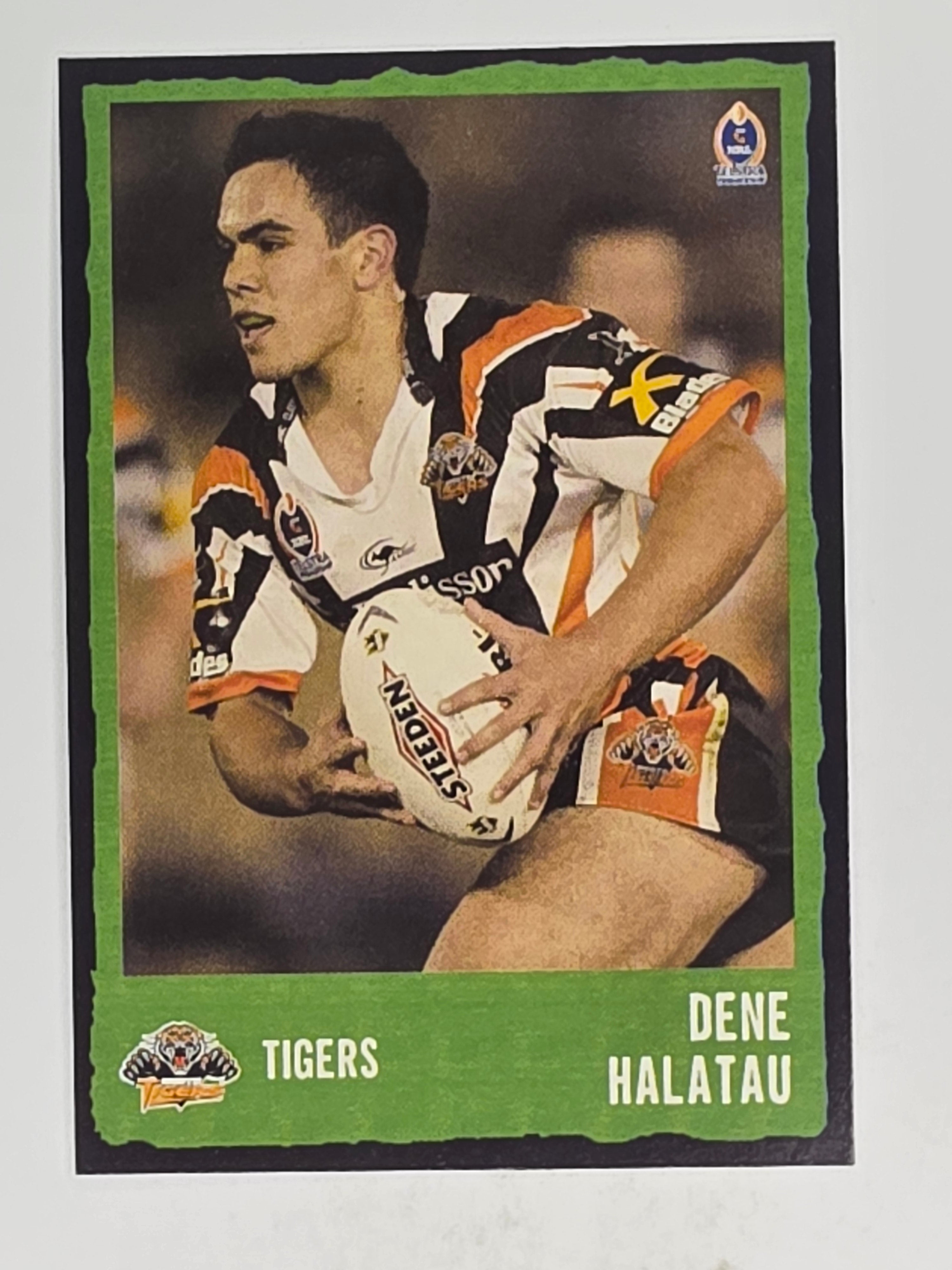NRL 2004 Daily Telegraph | Base Card #221 | Dene Halatau | Wests Tigers