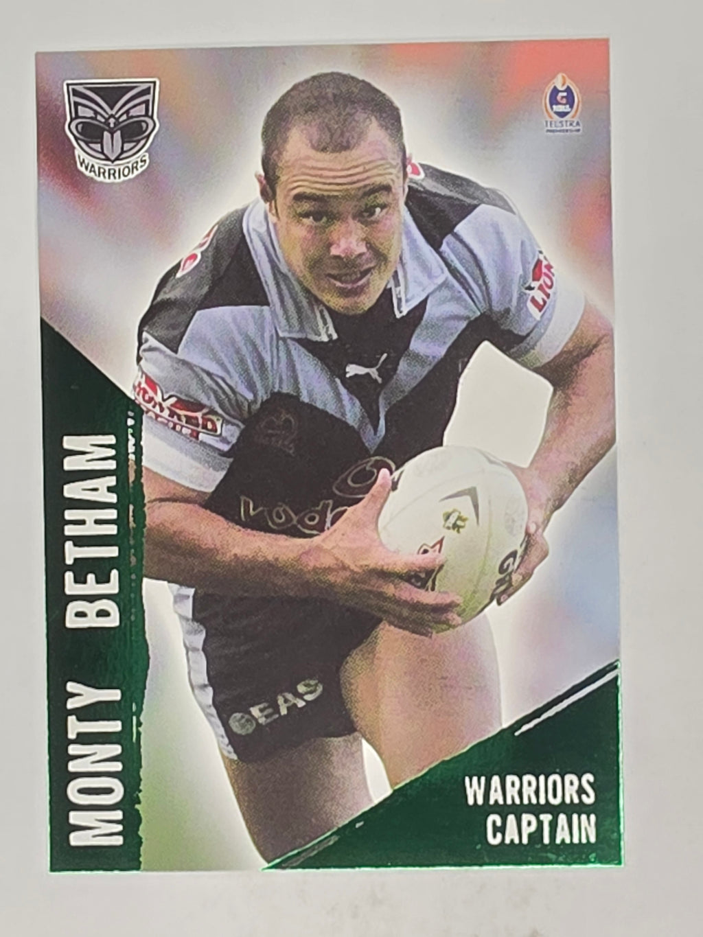 NRL 2004 Daily Telegraph | Base Card #226 | Monty Betham | Warriors