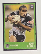 NRL 2004 Daily Telegraph | Base Card #228 | Henry Fa'afili | Warriors