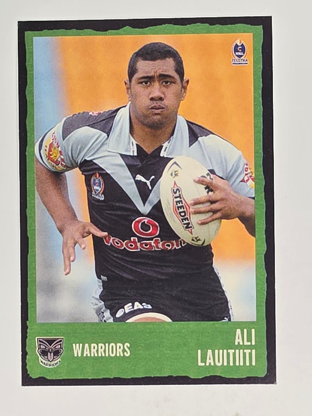 NRL 2004 Daily Telegraph | Base Card #230 | Ali Lauitilti | Warriors