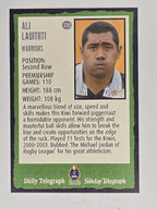 NRL 2004 Daily Telegraph | Base Card #230 | Ali Lauitilti | Warriors